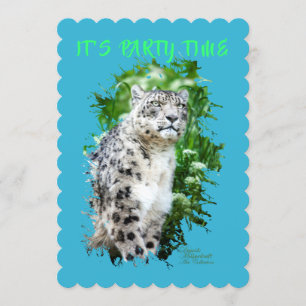 Snow Leopard-uitnodiging Kaart