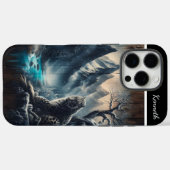 Snow Leopard's Mountain Uitzicht Case-Mate iPhone Case (Achterkant (horizontaal))