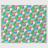 Snow Man, Cadeaupapier (Vlak)