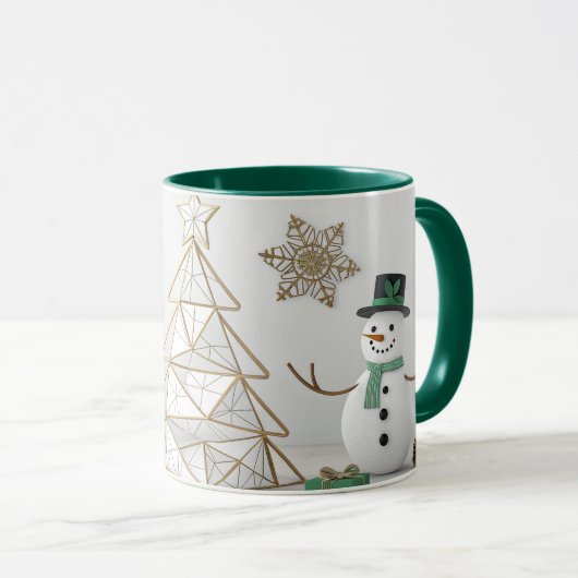 snow man mug (Devant droit)