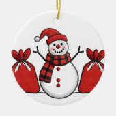 Snow man ornament (Voorkant)