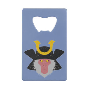 Snow Monkey Samurai Kredietkaart Flessenopener