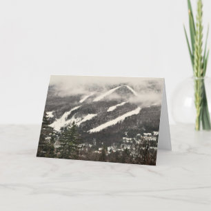 Snow Mountain Greetings Kaart