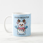 Snow Much Fun | Cute Winter Coffee Mug (Gauche)