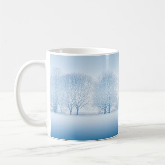 Snow on the Rec, Godmanchester, Engeland Koffiemok (Links)