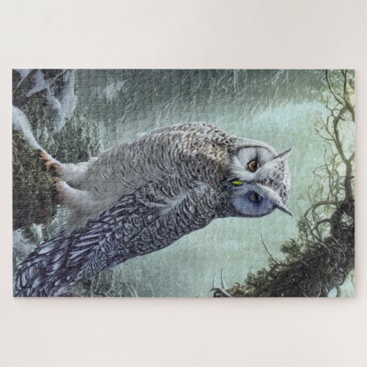 Snow Owl Jigsaw Puzzle (Horizontal)