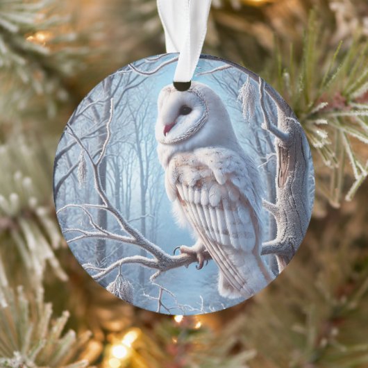 Snow Owl Ornament (Boom)