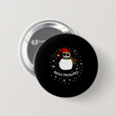 Snow Problemo Funny Christmas Snowman  Ronde Button 5,7 Cm (Voorkant /achterkant)