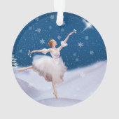 Snow Queen Ballerina  Ornament (achterkant)