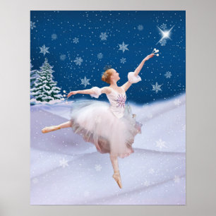 Snow Queen Ballerina Poster