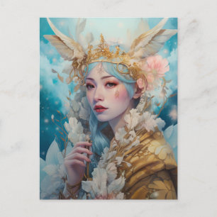 Snow Queen Fantasy Kunst Briefkaart