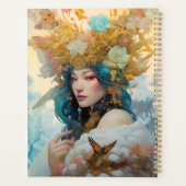 Snow Queen Fantasy Kunst Planner (Achterkant)