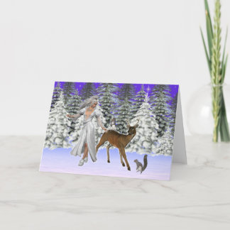 Snow Queen Feestdagen Kaart