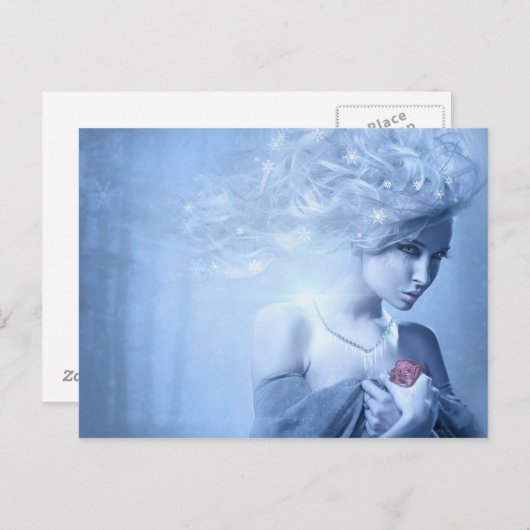 Snow Queen Post Card Briefkaart (Voorkant / Achterkant)