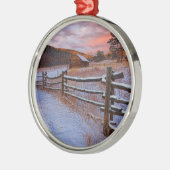 Snow Ranch Metalen Ornament (Links)