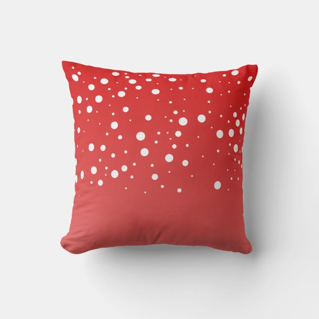Snow Red Pillow Kussen (Voorkant)