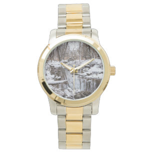 Snow Riverside Horloge