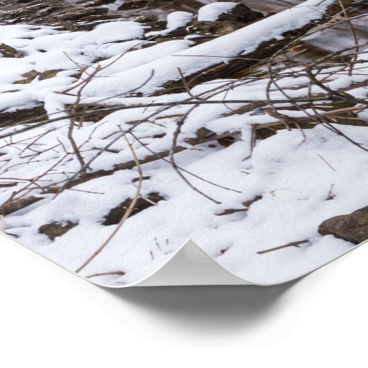 Snow Riverside Poster (Hoek)