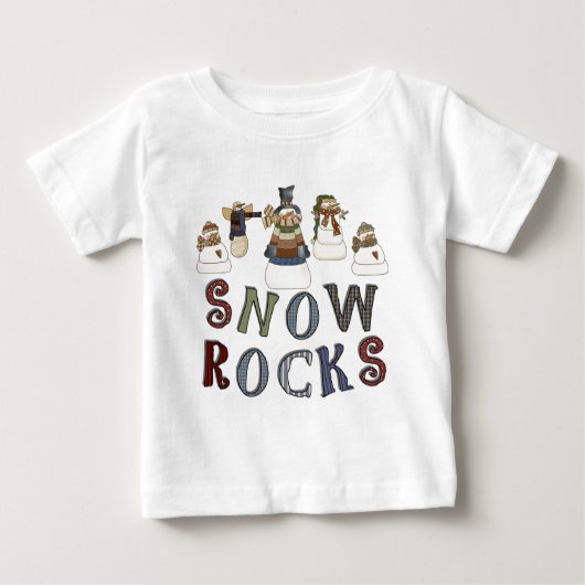 Snow Rocks T-shirts en geschenken (Voorkant)