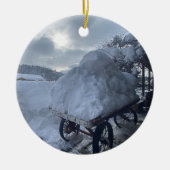 Snow Rush, Truckee, Californië Keramisch Ornament (Voorkant)