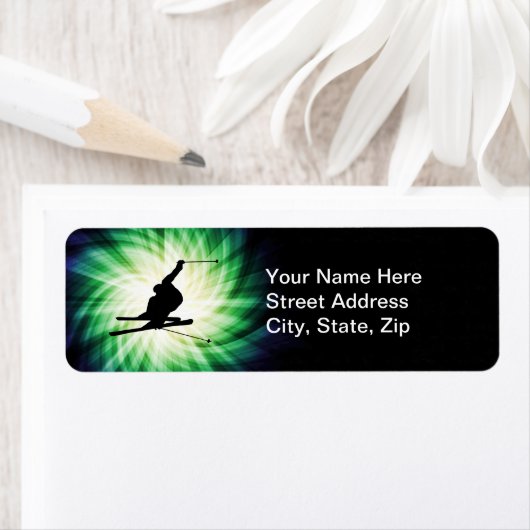 Snow Ski Gift Etiket (Insitu)