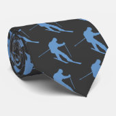 Snow Ski Necktie Stropdas (Opgerold)