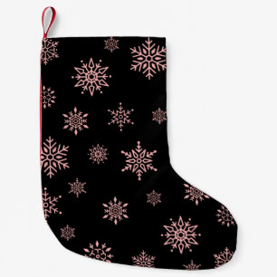 Snow Snowflakes Winter Pink Crystal Gift Adult Clo Kleine Kerstsok