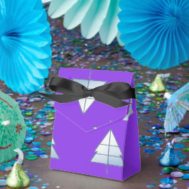 Snow Trees Elegant Winter Bedankdoosjes