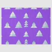 Snow Trees Elegant Winter Tissuepapier (Voorkant)