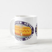 Snow Uitzicht Hotel Kathmandu Nepal Koffiemok (Voorkant links)