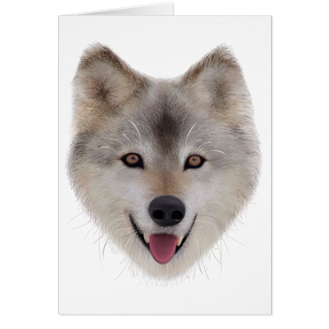 Snow Wolf Sketch (Voorkant)