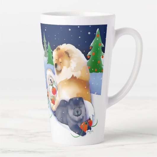 SNOWBABIES Chow 2020 Mug de vacances (Droite)