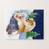 SNOWBABIES Chow 2020 Puzzle de Noël (Horizontal)