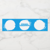 SNOWBALL CONCENTRATE Funny Waterfles Etiket (Enkel label)