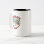 Snowball Fight Crew 15 oz Two-Tone Coffee Mug (Devant gauche)