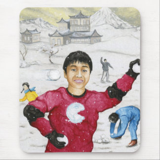 Snowball Fight. Muismat
