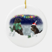 Snowball Fight Ornament (Achterkant)