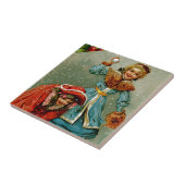 Snowball Fight Tegeltje (Zijkant)