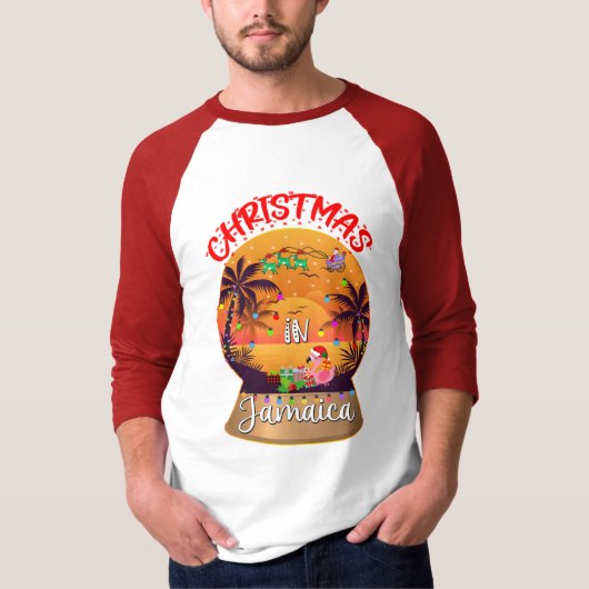 Snowball Kerstmis in Jamaica Group Matching    T-shirt (Voorkant)