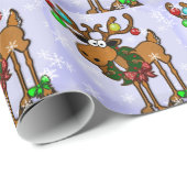 Snowball Moose Gift Wrap Cadeaupapier (Rol Hoek)