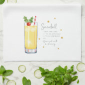 Snowball Noël Cocktail Recette Cuisine Serviette (Plié)