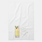 Snowball Noël Cocktail Recette Cuisine Serviette (Vertical)