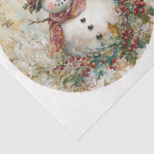 Snowball Onderzetter Rounds Tissuepapier (Detail)