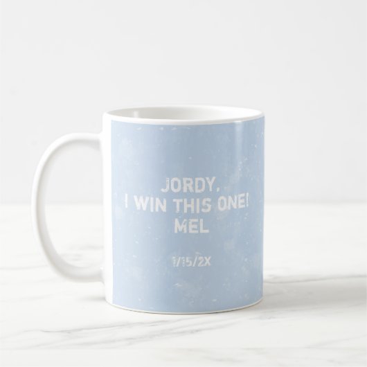 Snowball Splat! Mug à Customiser (Gauche)