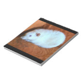 Snowball White Rat Notepad Notitieblok (Gedraaid)
