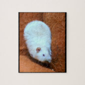 Snowball White Rat Puzzle (Vertical)