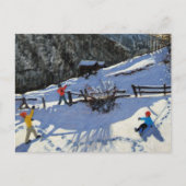 Snowballers Zermatt Briefkaart (Voorkant)