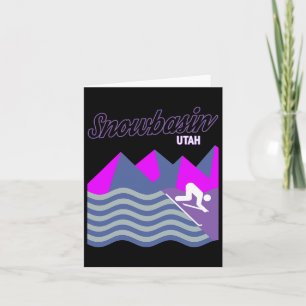 Snowbasin Sun Valley Utah Verenigde Staten Ski Res Kaart