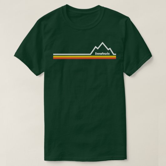 Snowbasin Utah 1 T-shirt (Design voorkant)