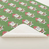 Snowbell et la couverture Sherpa lumière de Noël (3/4)